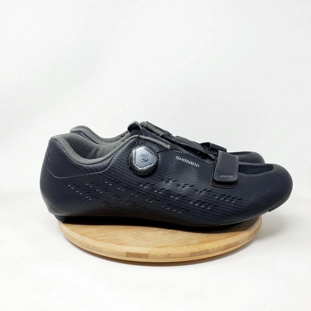 Shimano RP5 BOA Cycling Shoes Mens 44 Road Bike Black Carbon 9.7 US